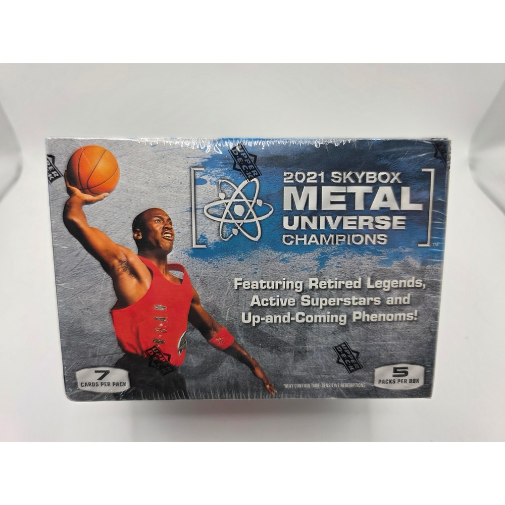 2021 Upper Deck Skybox Metal Universe Champions Blaster Box Michael Jordan Tiger